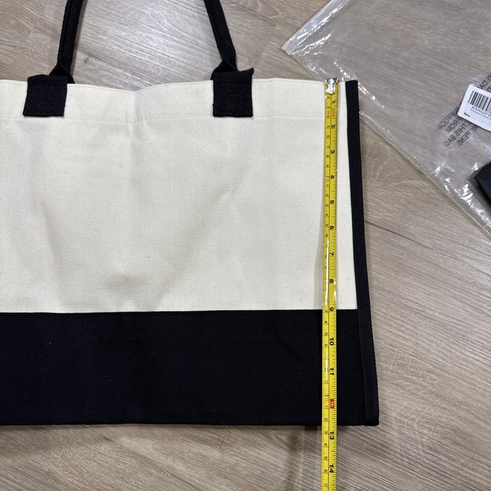 Initial Canvas Tote Bag Letter "B" - Picture 8 of 9